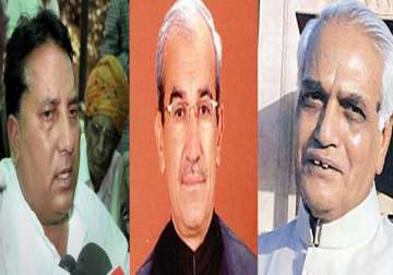 rajasthan polls kin of three jailed leaders in congress third list