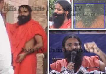 ramdev back to delhi days after crackdown at ramlila maidan