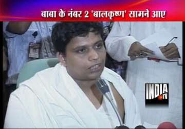 ramdev s aide balkrishna denies allegations against him