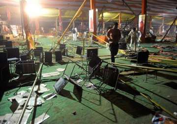 ramlila maidan presents a desolate look