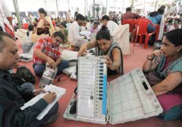 re polling in 12 booths in karnataka on tuesday