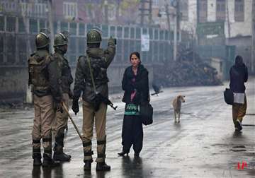 restrictions in srinagar after clashes