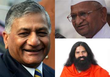 retd gen v k singh says he has no immediate plans to join ramdev anna