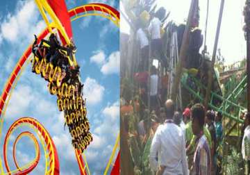 roller coaster crashes in khopoli maharashtra two injured