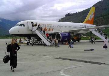 royal bhutan airlines flight makes emergency landing after windshield crack