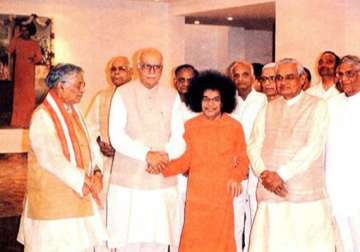 sai baba rightly predicted my release from prison advani
