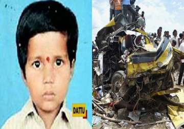 school bus tragedy medak boy comes alive on birthday after being declared dead