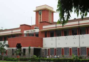 scrapping of quota hc seeks response from du s hindu college