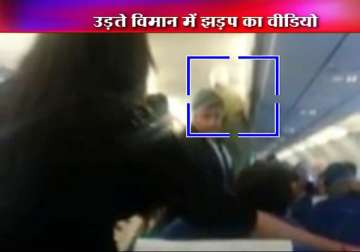scuffle aboard mumbai delhi indigo flight unruly passenger arrested