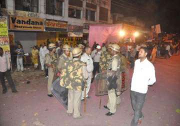 security reviewed ahead of durga puja in faizabad