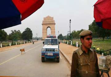 security stepped up in delhi