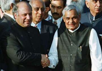 sharif says will pick up threads of ties from vajpayee s rule