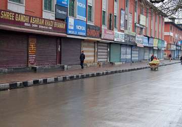 shutdown against alleged drug racket affects life in kashmir valley