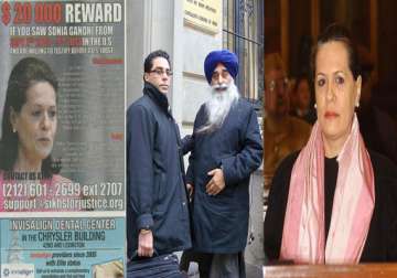 sikh group in us brings out ad offering 20k reward for info about sonia gandhi