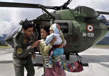 sikkim quake army taking care of 552 residents in chungthang
