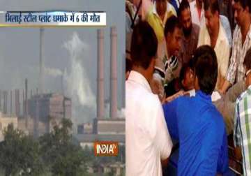 six dead over 40 injured after gas leak at bhilai steel plant