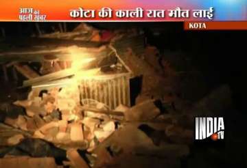 six labourers killed in kota wall collapse