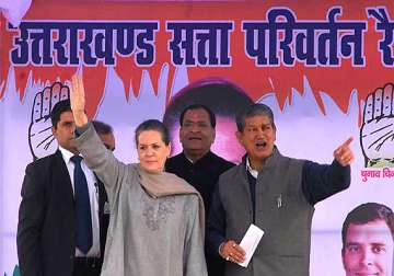 sonia lashes out at bjp on uttarakhand corruption