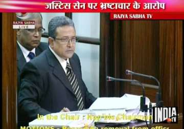 soumitra sen first judge impeached by rs