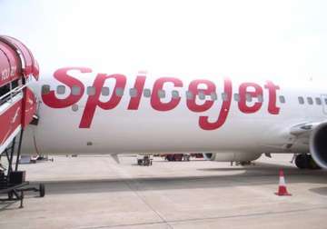 spicejet plane s wing hits electric pole at delhi airport