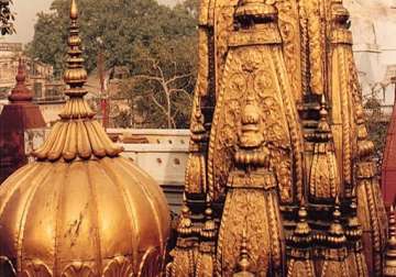 spires of kashi vishwanath temple to be plated with gold
