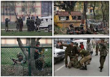 srinagar fidayeen attack in pictures