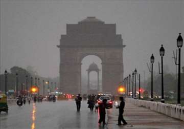 sudden downpour catches delhi off guard