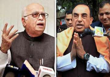 swamy is man of the series says advani