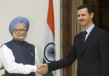 syria reaches out to india