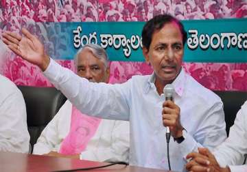 trs chief to contest both ls assembly polls in telangana