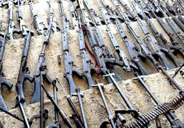 three held for illegal possession of arms