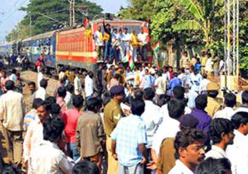 three day rail roko begins in telangana 124 trains cancelled