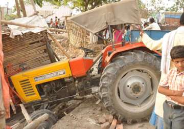 tractor collides with jeep 1 killed 11 injured