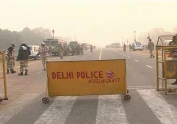 traffic restrictions eased near india gate raisina hills