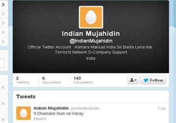 twitter suspends indian mujahideen s handle threatening attack on mumbai