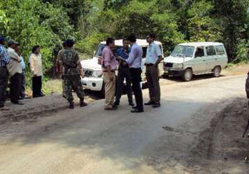 two cops injured in naxal attack