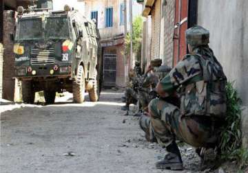 two army personnel injured in firing by let militants in j k
