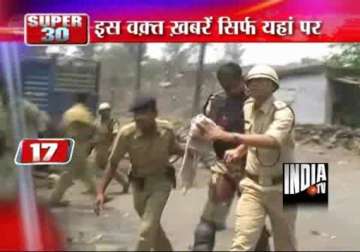 three persons killed in clash curfew imposed in dhanbad
