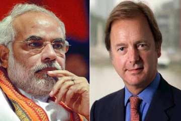 uk s junior foreign minister hugo swire meets modi