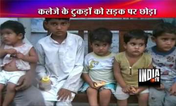 up mother vanishes after abandoning her 5 kids on kanpur road