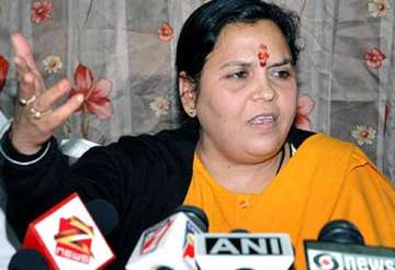 uma bharati returns to bjp given up charge