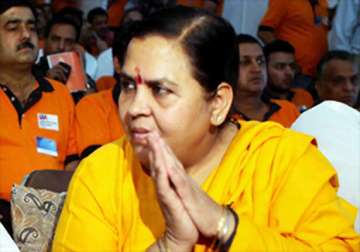 uma bharti takes full responsibility for bjp turnout in up