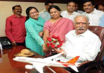 union civil aviation minister takes airport metro
