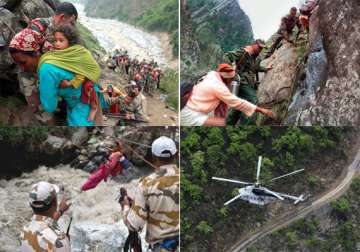 uttarakhand choppers evacuate over 500 people from pithoragarh 200 villages devastated