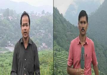 uttarakhand india tv reporters get kudos for daring coverage of flood aftermath