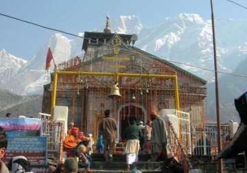 uttarakhand pooja begins at holy kedarnath shrine after 3 months