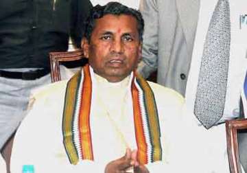 vaastu minister muniyappa changes direction of evm in karnataka poll official transferred