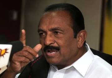 vaiko warms up for alliance with bjp