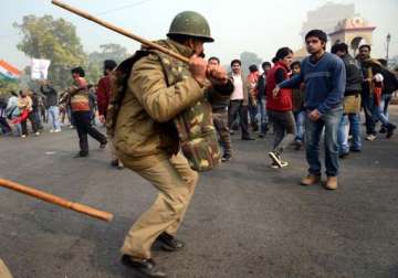 vested interests indulge in violence police on protests