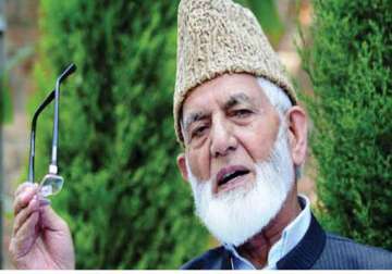 voters targeted in kashmir geelani appeals for calm